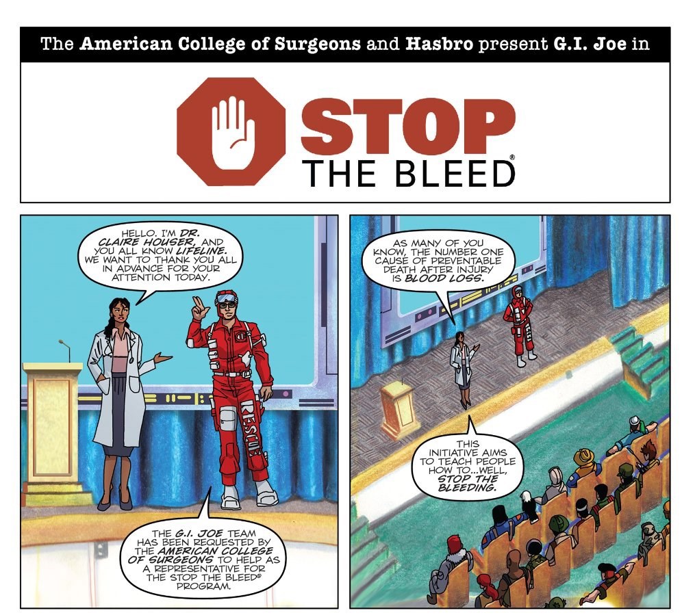 G.I. JOE™ Learns to STOP THE BLEED®
