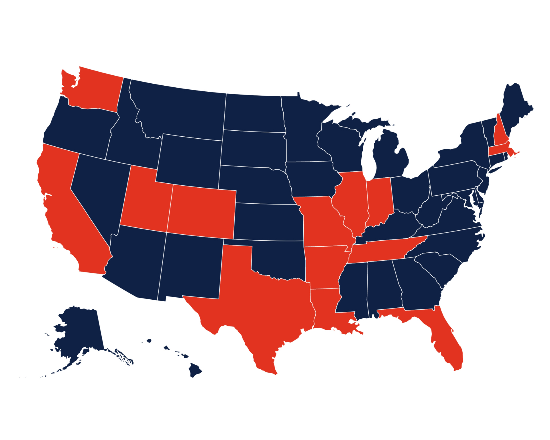States with Stop the Bleed laws passed
